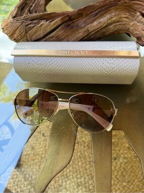 Jimmy Choo BABA with Brown Lenses with sparkly diamond.